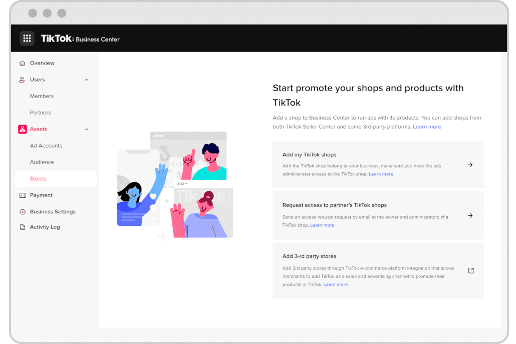 Apply for a TikTok Shop in TikTok business center